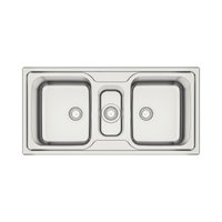 Cuba de Sobrepor Tramontina Marea Deep 100x50cm Aço Inox Escovado Outlet