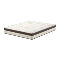 Colchão Queen Diamond Euro Molas Ensacadas (26x158x198) Bege e Marrom