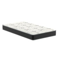 Colchão Solteiro King Jade D28 (20x108x198) Preto e Branco