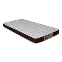 Colchão Solteiro Astra Super de Espuma D23 (14x88x188) Branco e Marrom