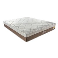 Colchão Queen Orion Molas Ensacadas (28x158x198) Branco e Bege