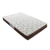 Colchão Casal Águia Super de Espuma D33 (17x138x188) Bege e Marrom