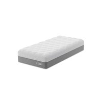 Colchão Solteiro Sublime Mola Ensacada e Espuma Viscoelástica (32x78x188) Cinza e Branco