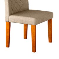 Conjunto com 2 Cadeiras de Jantar Maia Turim Imbuia