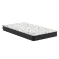 Colchão Solteiro King Hortensia D33 (20x108x198) Preto e Branco