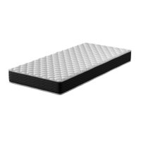 Colchão Solteiro Howie Misto D28 (17x88x188) Preto e Branco
