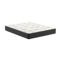 Colchão Queen Jade D28 (24x158x198) Preto e Branco