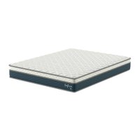 Colchão King Safira Molas Ensacadas (26x193x203) Azul e Branco