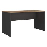 Mesa Escrivaninha Escritorio 136 cm Nogal Preto Artany