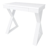 Mesa Escrivaninha 1 Gaveta 91 cm Branco Artany