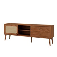 Rack Tela 180cm com Porta de Correr e 2 Gavetas Pinhão Dalla Costa