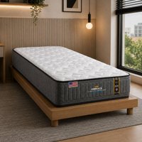 Colchão de Solteirão Molas Ultralastic (96x203x30) Embrace King Koil CR454B Cinza