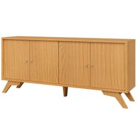 Balcão Buffet 180cm 4 Portas Carvalho Rosé Dalla Costa