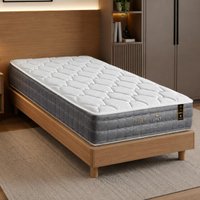 Colchão de Solteirão Molas Ensacadas (96x203x24) Lust King Koil CR459B Cinza