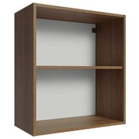 Armário Aéreo para Quarto 60 cm 2 Nichos Abertos Rustic Neo Madesa