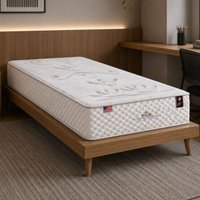 Colchão de Solteiro Molas Ensacadas (88x188x35) Pulse King Koil CR455A Branco