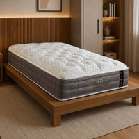 Colchão de Solteiro Molas Ensacadas (88x188x32) Smooth King Koil CR457A Cinza