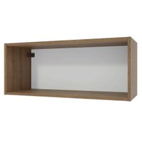 Armário Aéreo para Quarto 80 cm Nicho Aberto Rustic Neo Madesa