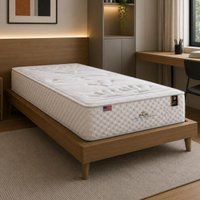 Colchão de Solteirão Molas Ensacadas (96x203x35) Pulse King Koil CR455B Branco