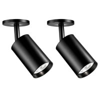 Kit 2 Spots de Sobrepor Neo Dital Direcionável Preto Alumínio Iluminação Interna MR16