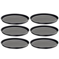Kit 6 Assadeiras Redonda Pizza 30cm Tramontina Brasil em Alu