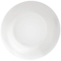 Kit 48 Pratos Porcelana 21cm Branco Fundo Tramontina Leonora