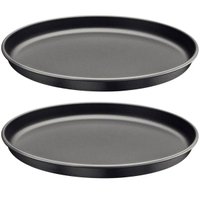 Kit 2 Assadeiras Pizza 30cm Tramontina Brasil em Alumínio An