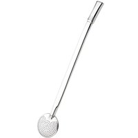 Bomba Inox Chata Lisa Chupeta Dupla Bojo Redondo Cano De 8mmx21Cm