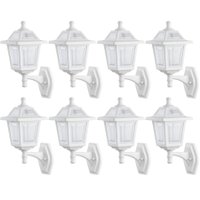 Kit 8 Arandelas Clássicas Parede Ravena E27 Dital Externas Jardins Garagens Fachadas Entradas