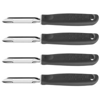 Kit 4 Descascadores de Batatas Manual Inox Tramontina Utilitá Cabo Polipropileno Preto