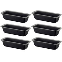 6 Formas de Pão e Cuca Retangulares 1,2L 22cm Tramontina