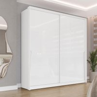 Guarda-Roupa Casal Porto 2 Portas 2 Gavetas Branco