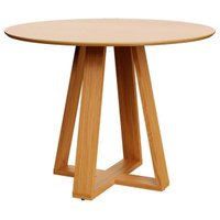Mesa de Jantar Redonda 105cm Carvalho Rosé Dalla Costa