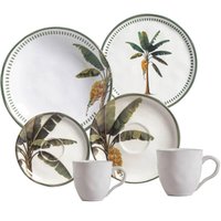 Conjunto de Jantar Porto Brasil Bio Bananê Cerâmica 6 Pessoa