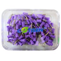 Taça de Borracha Odontológica 6 WEB Soft Macio com 100 unidades Roxo Flexível Cotisen PC01B.B