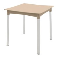 Mesa Tramontina Diana Areia 70cm em Polipropileno Pernas de Alumínio