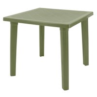 Mesa Tramontina Sancho 80x80cm em Polipropileno Verde Oliva