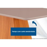 Mesa Sala Jantar Jade + 6 Cad Amsterdã Capuccino Rufato