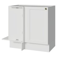 Balcão de Canto 1 Porta (Sem Tampo) Branco Vik Madesa