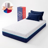 Colchão Solteiro Blend Boost Tech Waterfall 88x188x23 com Molas Ensacadas Cama inBox