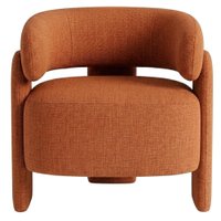 Poltrona Decorativa Lume Pes Madeira Linho Color Trend TCA 303 MOLL