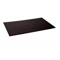 Tabua Polietileno Preta 60 X 50 X 0,8 Churrasco Gourmet Esp