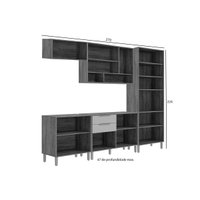 Cozinha Completa 5 Peças Celeste C181 Cinamomo/Off White MGM