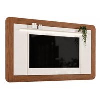Painel Home p/ TV 70 Pol Ector 220cm Freijo/Off DJ Móveis
