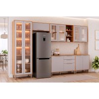 Cozinha Completa 6 Peças Brilhante Cinamomo/Platina MGM