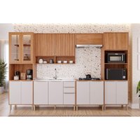Cozinha Completa 6 Peças Divina CZ611 Cinamomo/Off White MGM