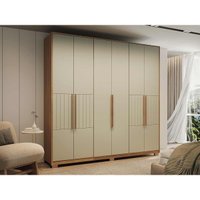 Guarda Roupa Casal 6 Portas Toronto Cedro Carraro