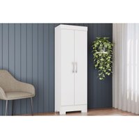 Multiuso Quarto B387 2 Portas Branco Henn
