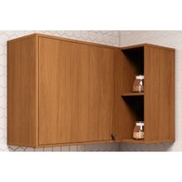 Armário Aéreo Cozinha Venaly 1Porta Canto Reto Cinamomo Henn
