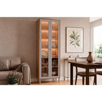 Cristaleira Sala Divina LED Reflecta 70cm Platina MGM